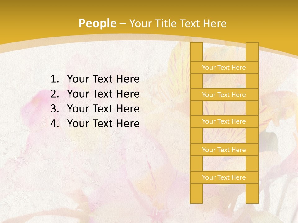 Water Style Very PowerPoint Template