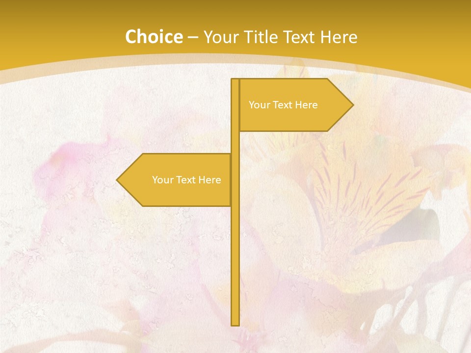 Water Style Very PowerPoint Template