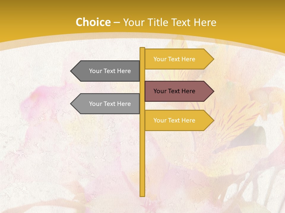 Water Style Very PowerPoint Template