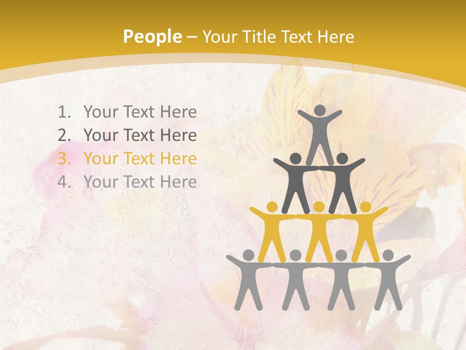 Water Style Very PowerPoint Template