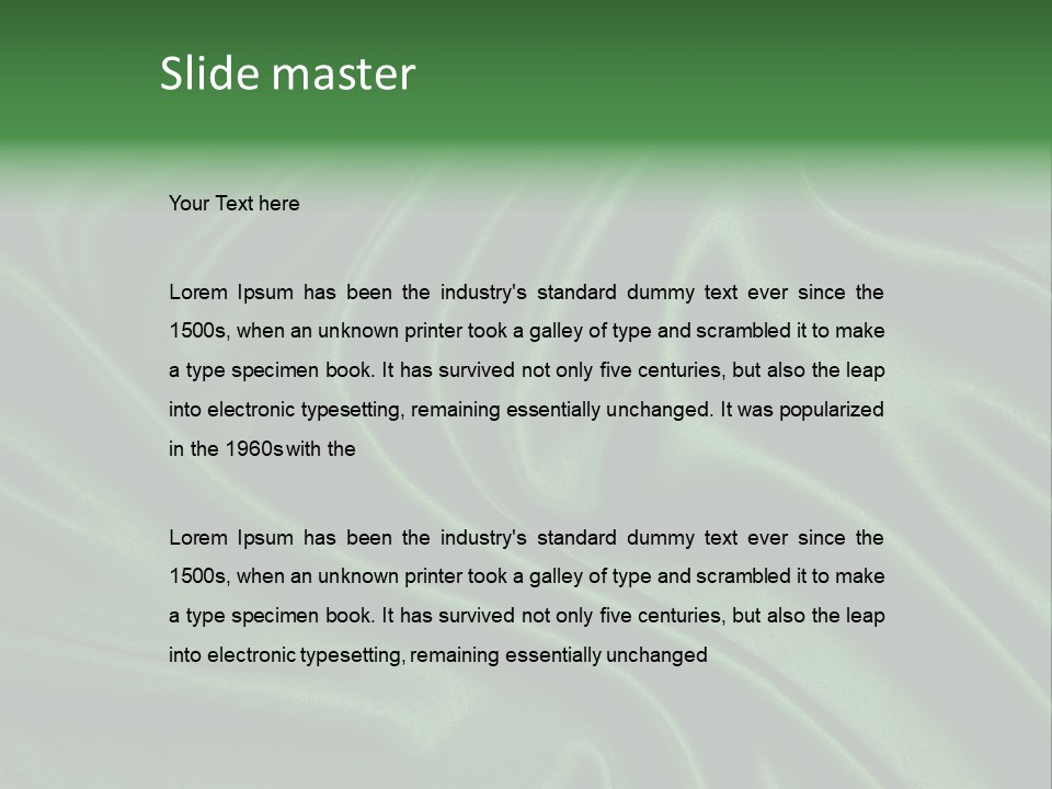 Toon Office Li Ten PowerPoint Template