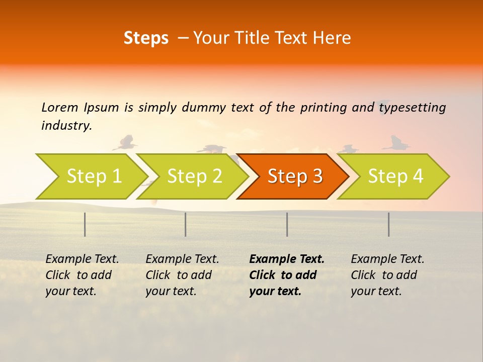 Dawn Sky Light PowerPoint Template