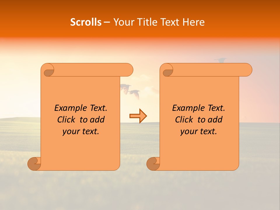 Dawn Sky Light PowerPoint Template