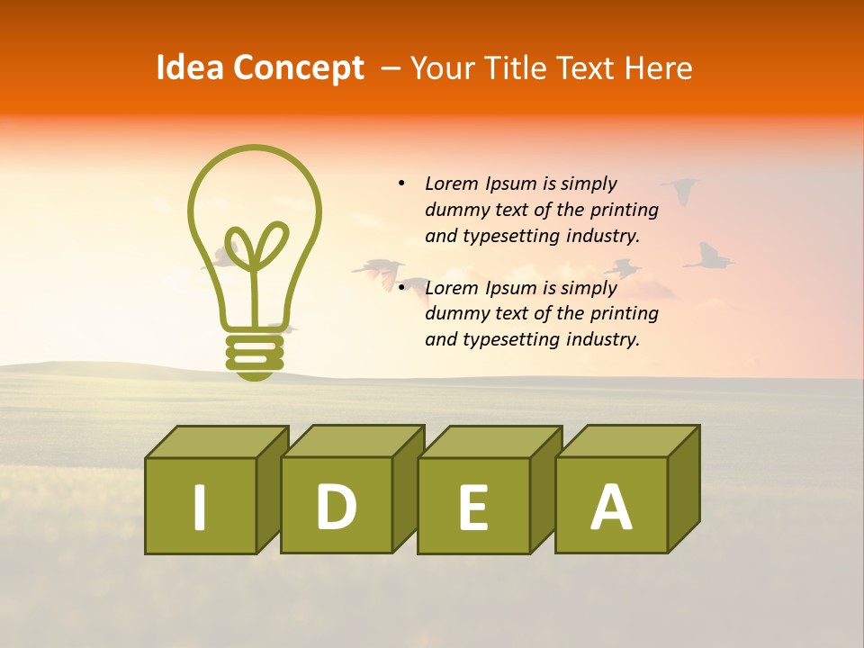 Dawn Sky Light PowerPoint Template