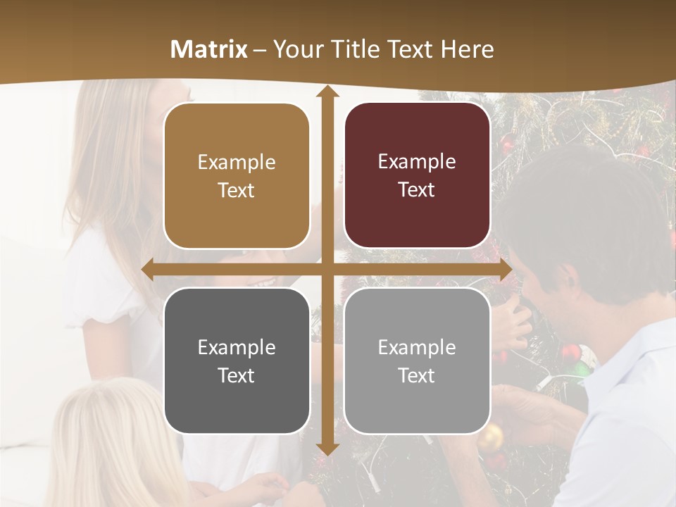 Decorating Christmas Tree PowerPoint Template