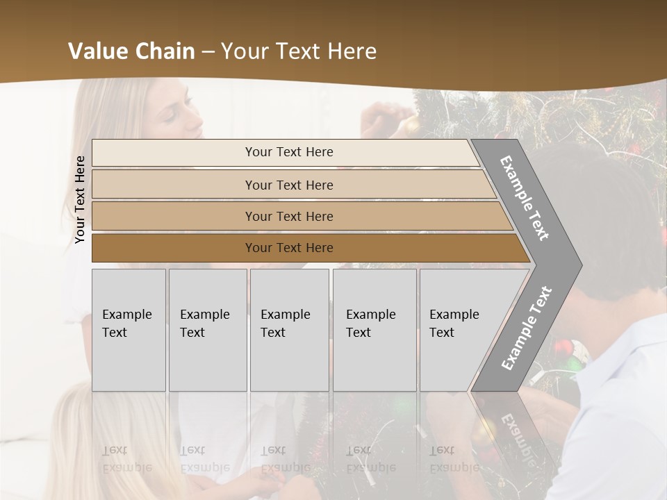 Decorating Christmas Tree PowerPoint Template