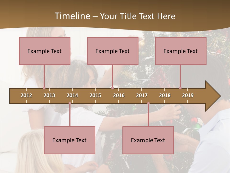 Decorating Christmas Tree PowerPoint Template