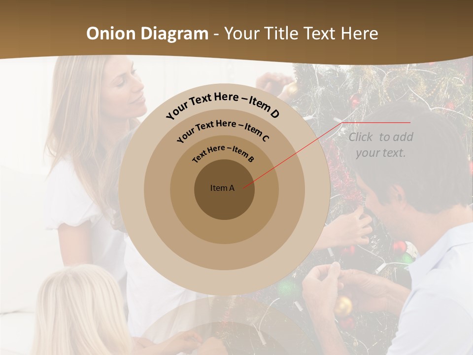 Decorating Christmas Tree PowerPoint Template