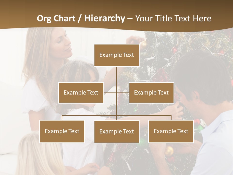 Decorating Christmas Tree PowerPoint Template