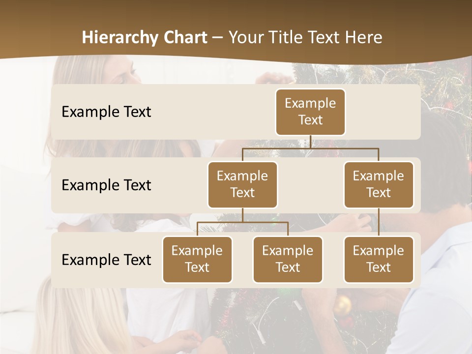 Decorating Christmas Tree PowerPoint Template