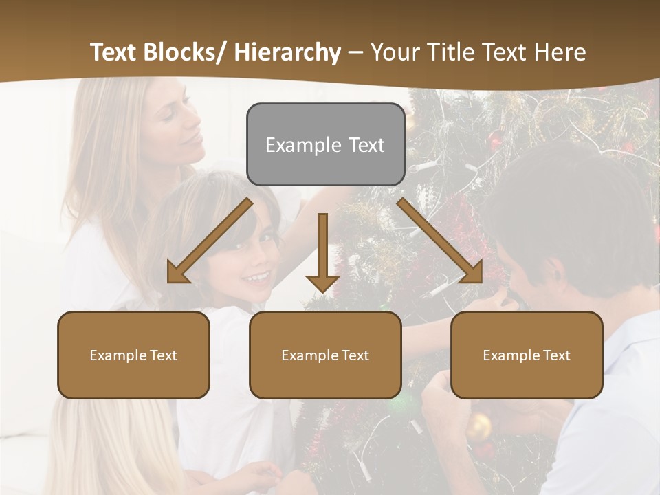 Decorating Christmas Tree PowerPoint Template