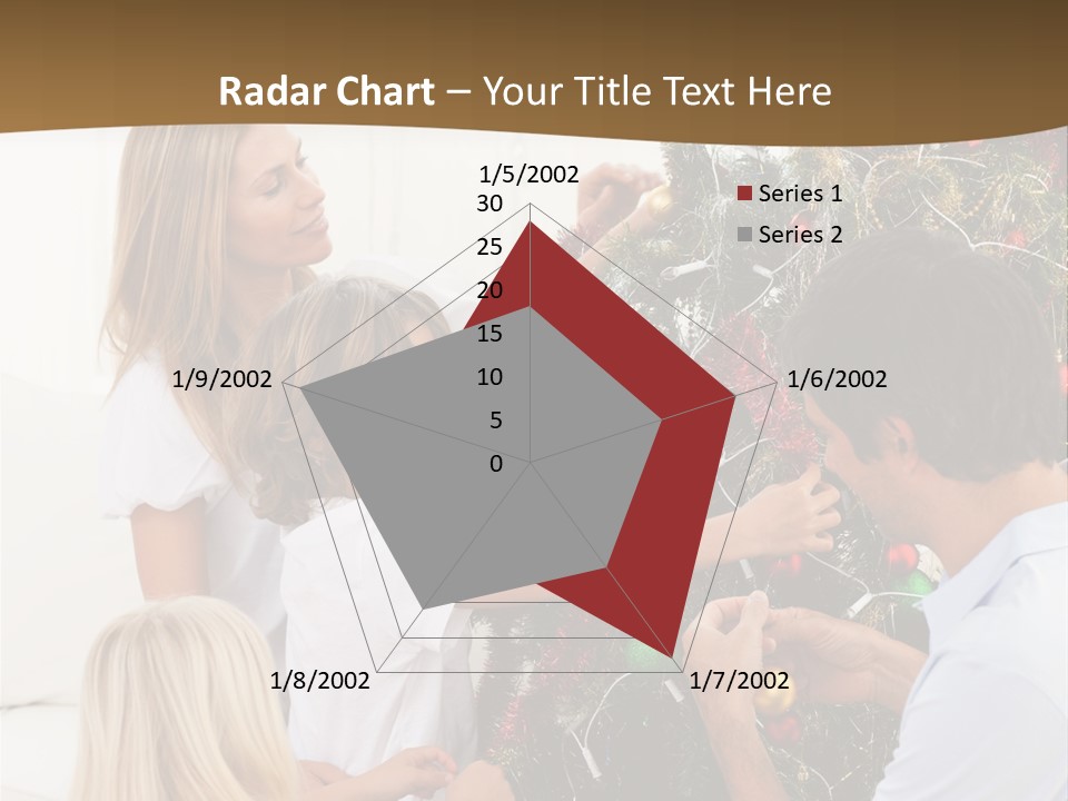 Decorating Christmas Tree PowerPoint Template