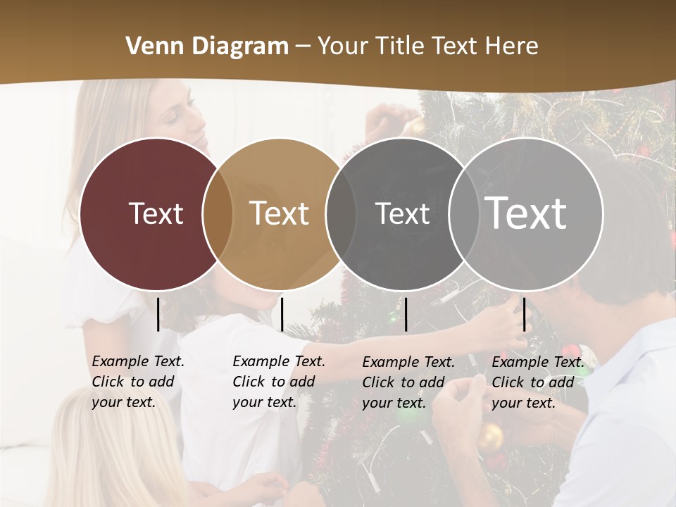 Decorating Christmas Tree PowerPoint Template