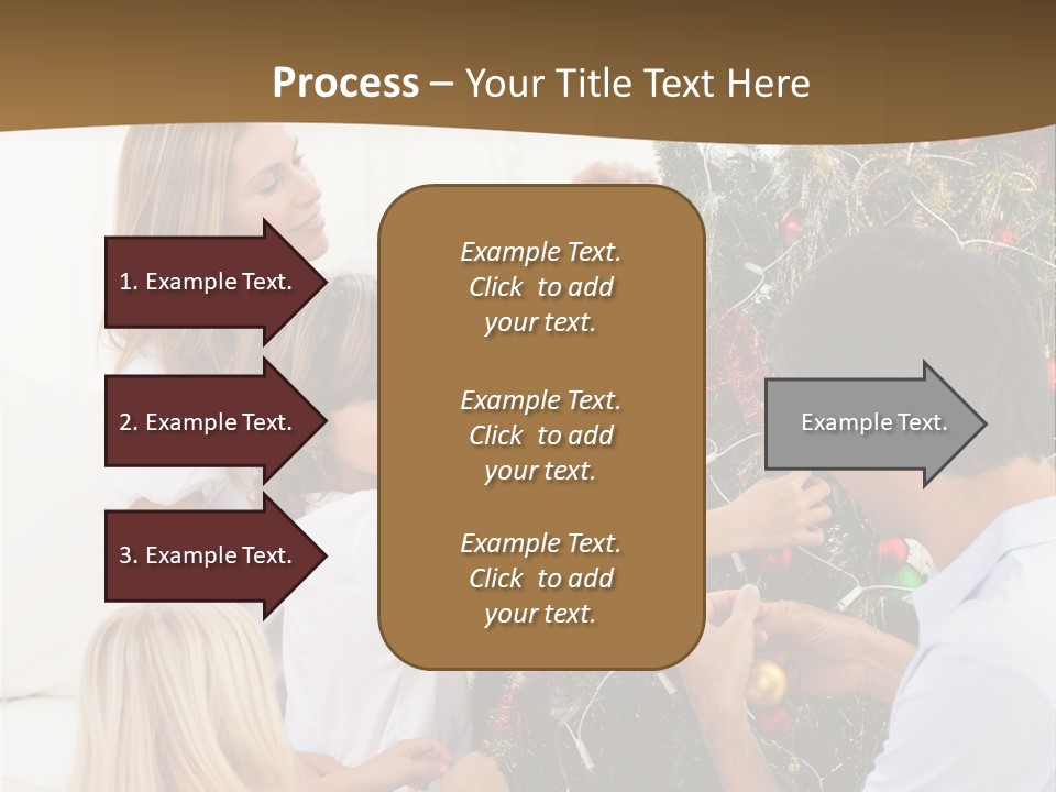Decorating Christmas Tree PowerPoint Template
