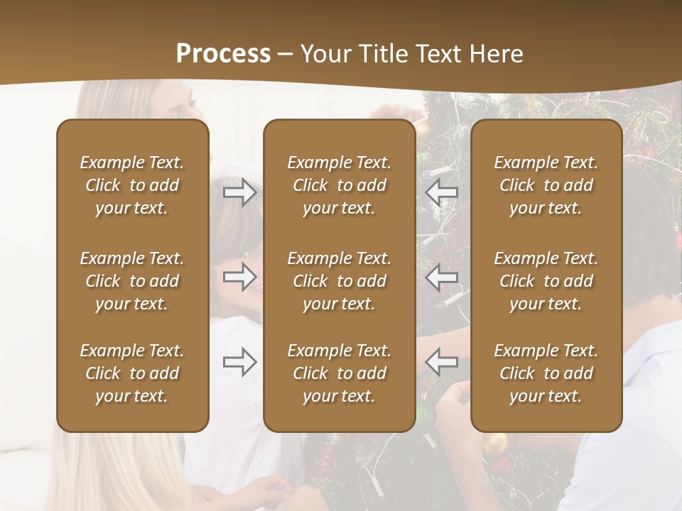 Decorating Christmas Tree PowerPoint Template