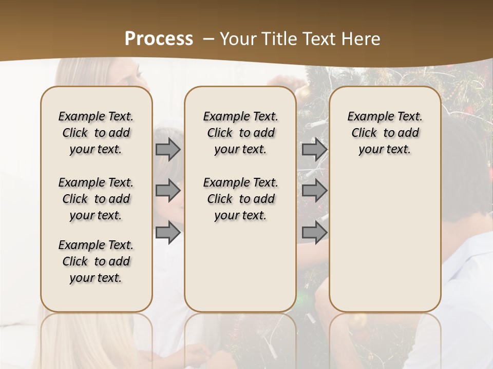 Decorating Christmas Tree PowerPoint Template