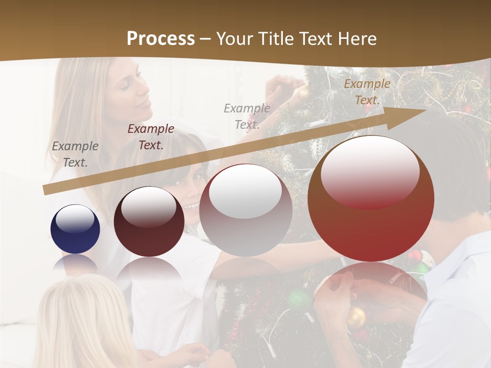 Decorating Christmas Tree PowerPoint Template