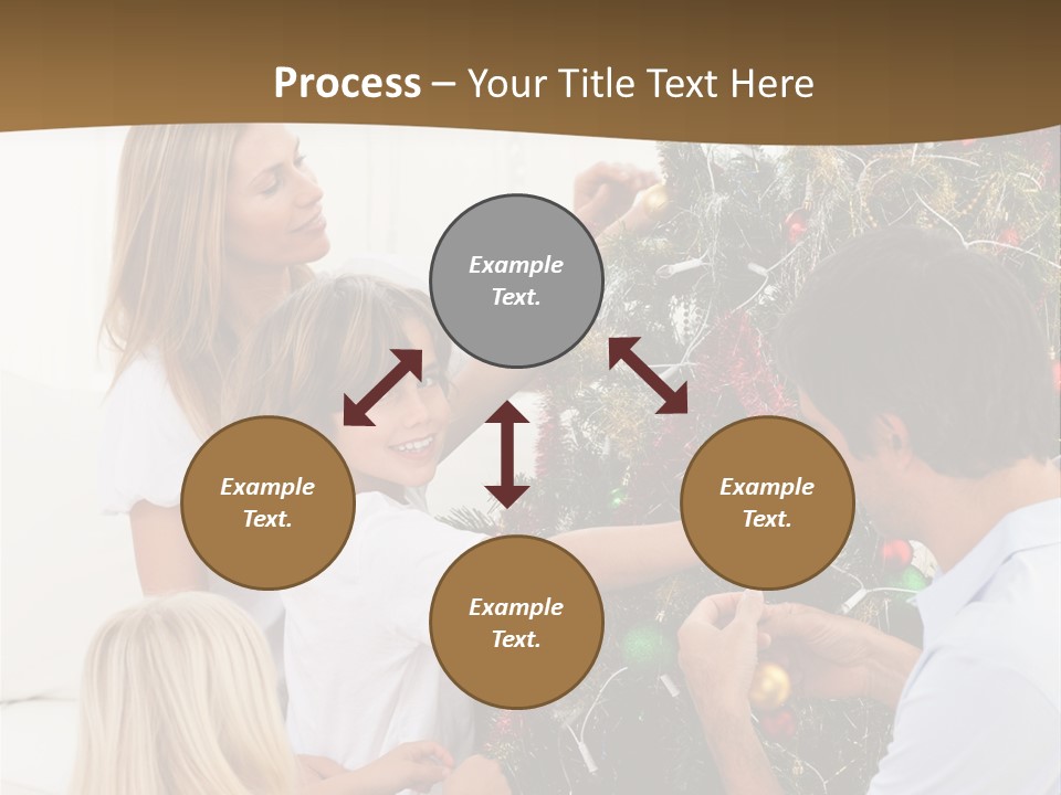 Decorating Christmas Tree PowerPoint Template