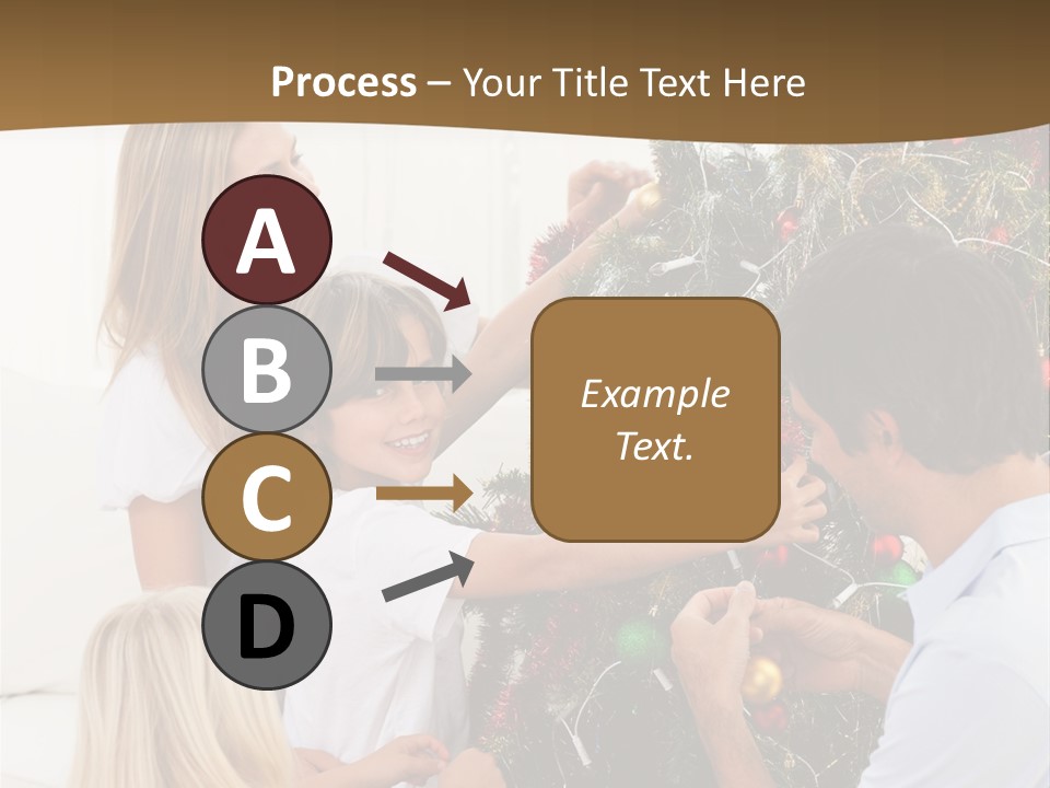 Decorating Christmas Tree PowerPoint Template