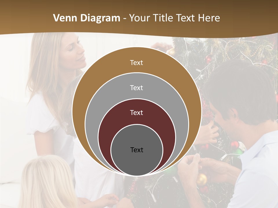 Decorating Christmas Tree PowerPoint Template