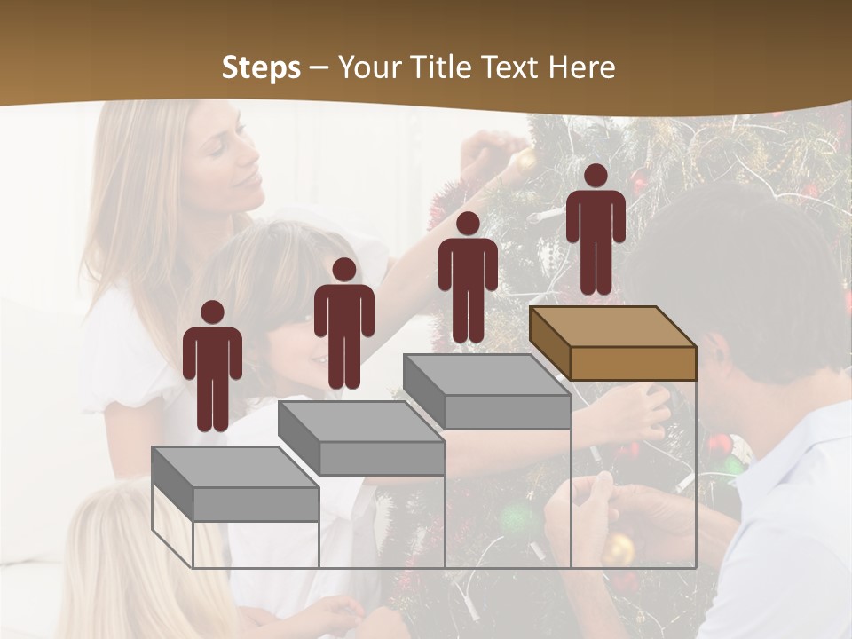 Decorating Christmas Tree PowerPoint Template