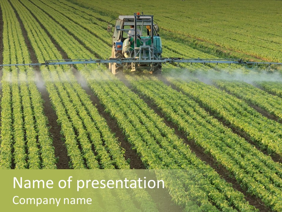 Farm Pesticides PowerPoint Template