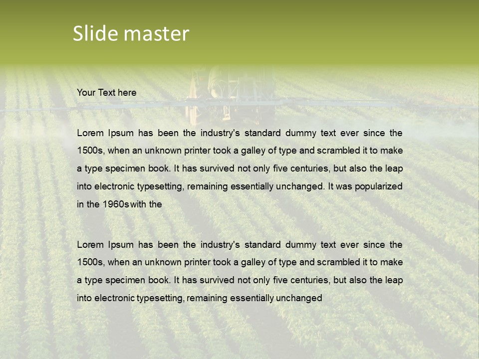 Farm Pesticides PowerPoint Template