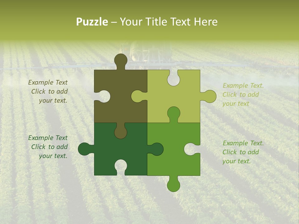 Farm Pesticides PowerPoint Template