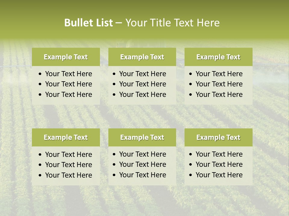 Farm Pesticides PowerPoint Template