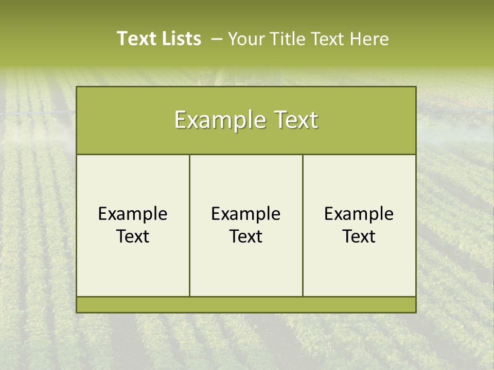 Farm Pesticides PowerPoint Template