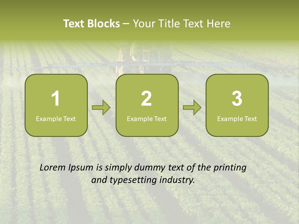 Farm Pesticides PowerPoint Template