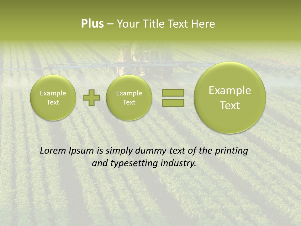 Farm Pesticides PowerPoint Template
