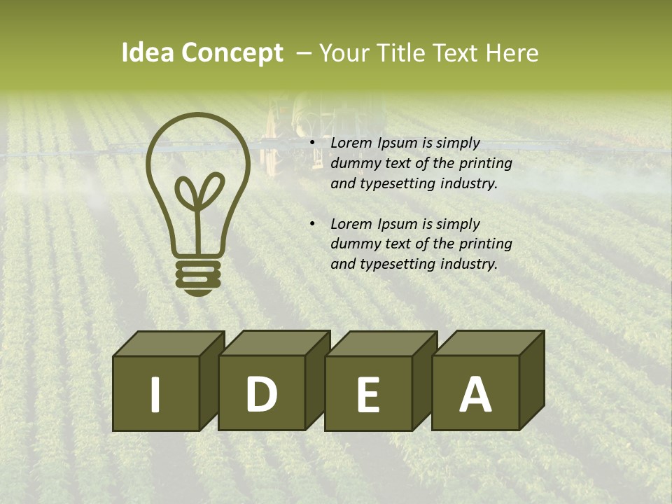 Farm Pesticides PowerPoint Template