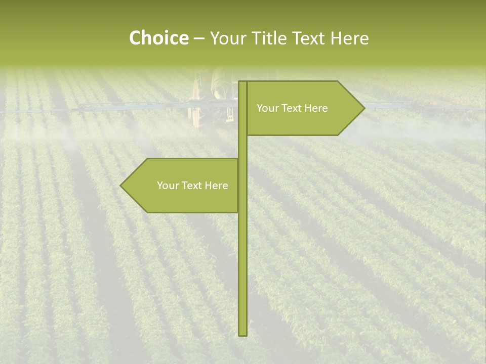 Farm Pesticides PowerPoint Template