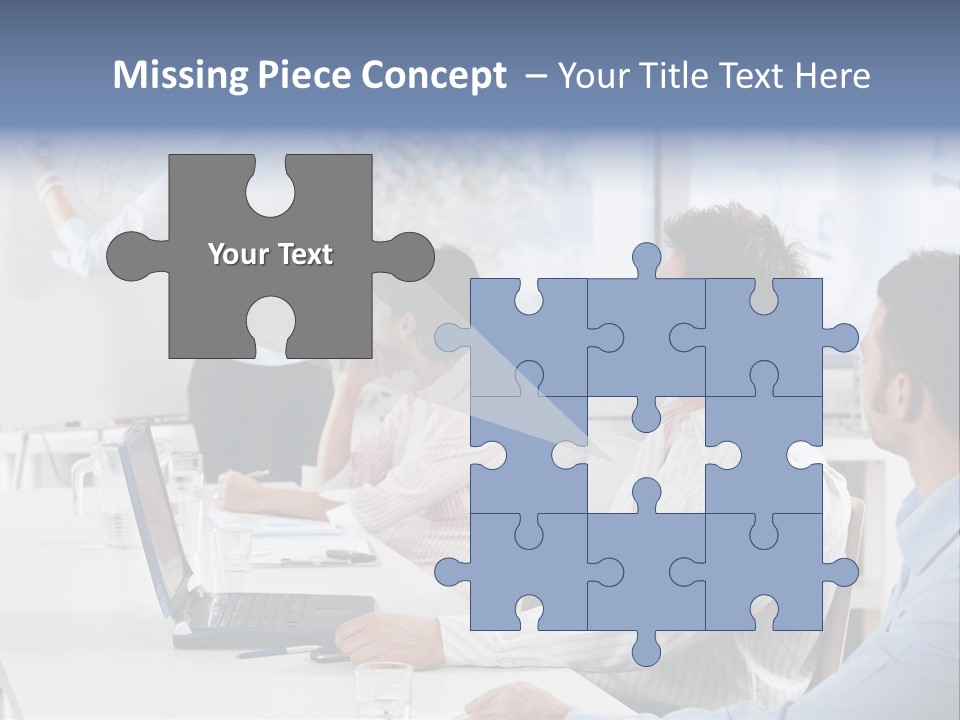 People Sitting PowerPoint Template