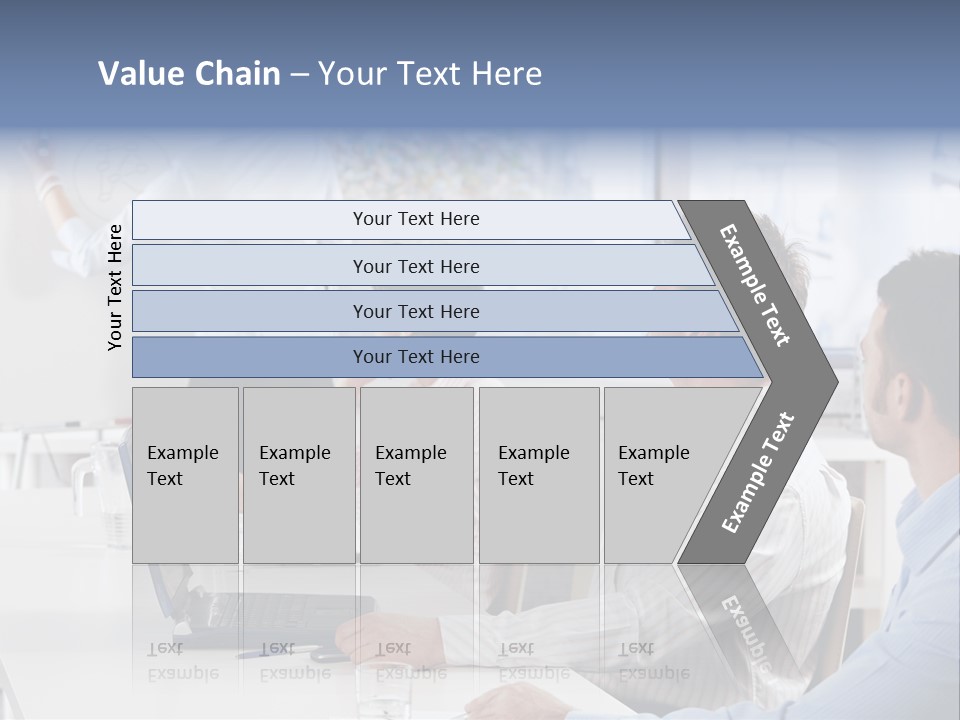 People Sitting PowerPoint Template
