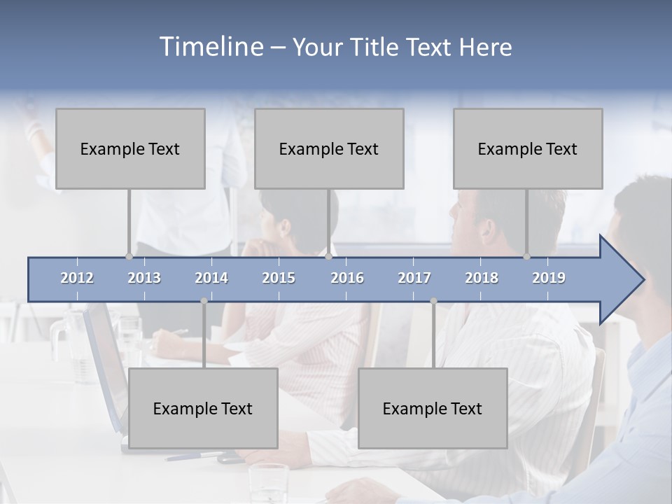 People Sitting PowerPoint Template