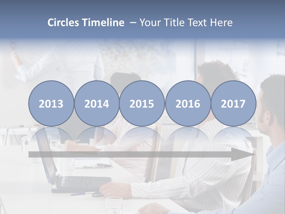 People Sitting PowerPoint Template