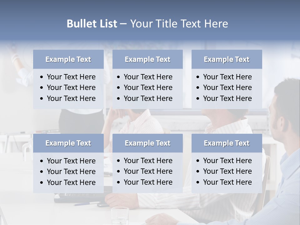 People Sitting PowerPoint Template
