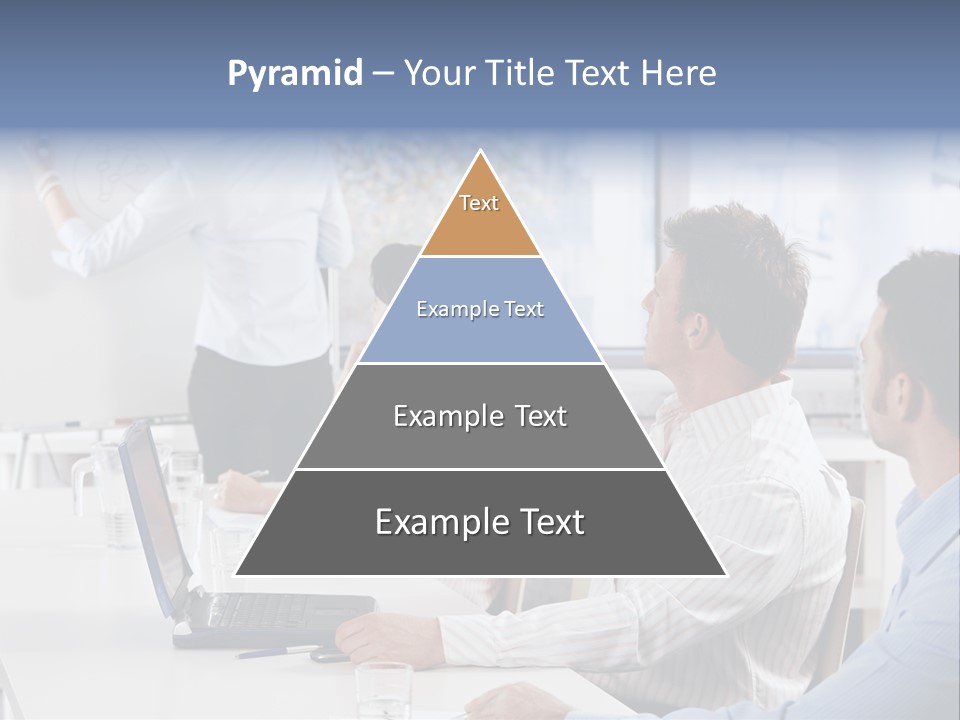 People Sitting PowerPoint Template