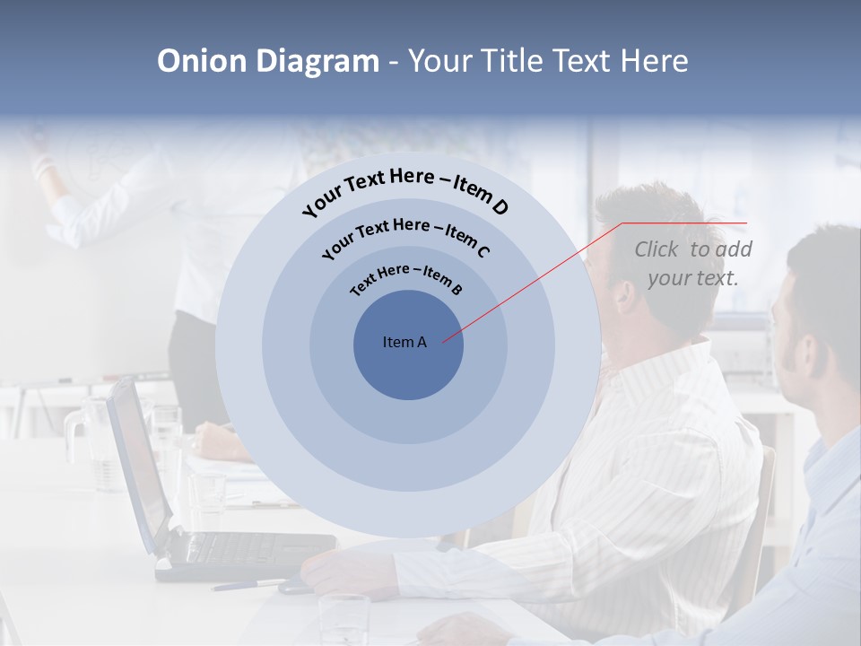 People Sitting PowerPoint Template