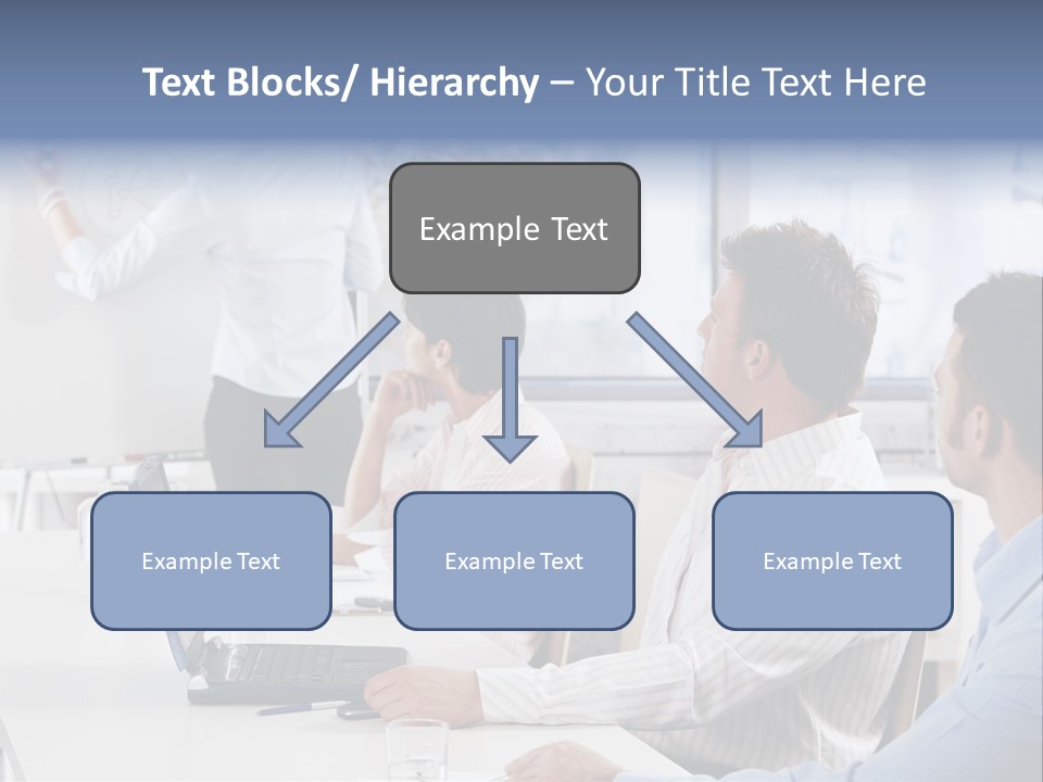 People Sitting PowerPoint Template