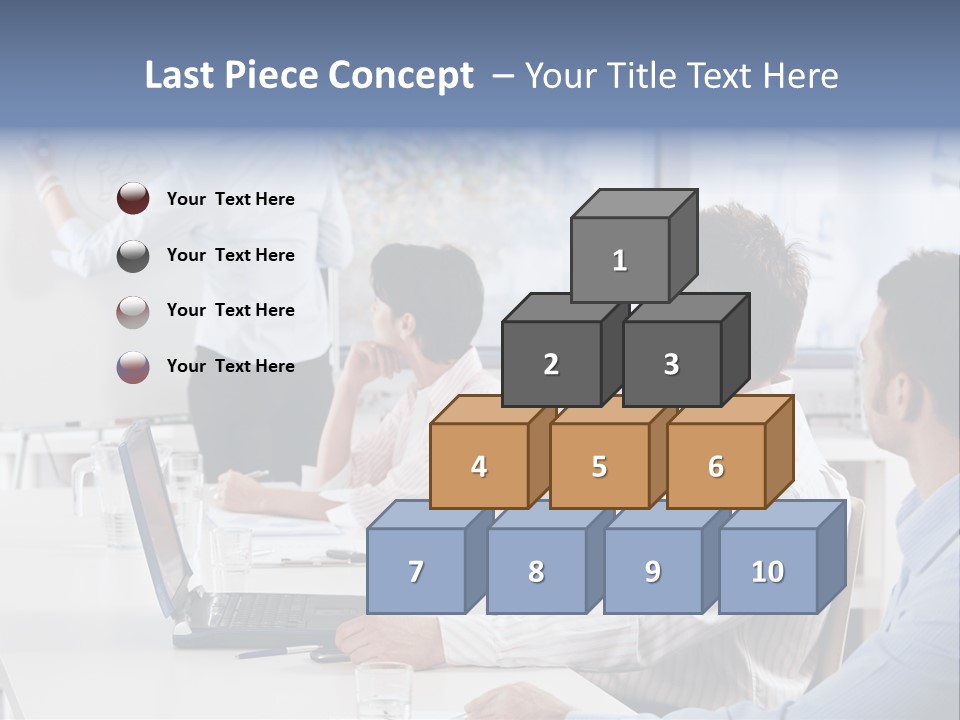 People Sitting PowerPoint Template