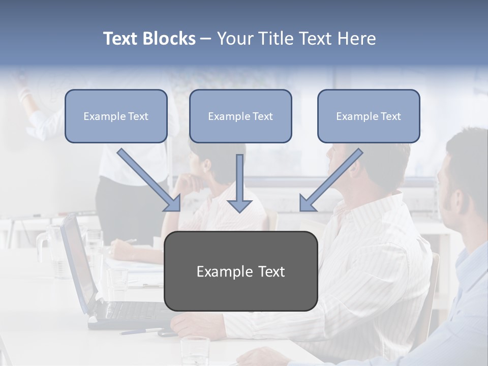 People Sitting PowerPoint Template