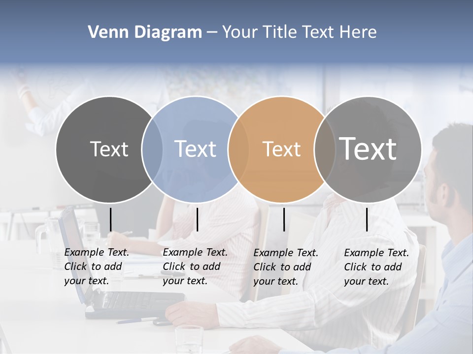 People Sitting PowerPoint Template