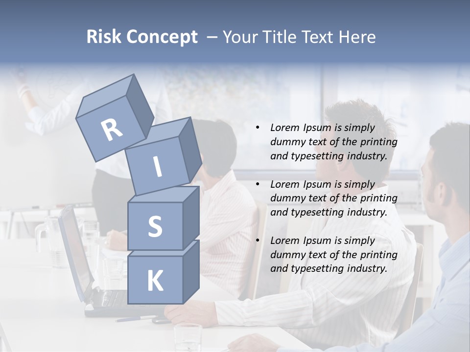 People Sitting PowerPoint Template