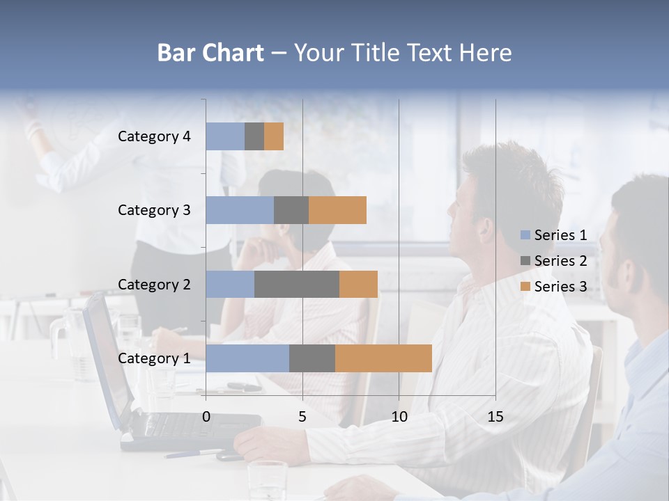 People Sitting PowerPoint Template