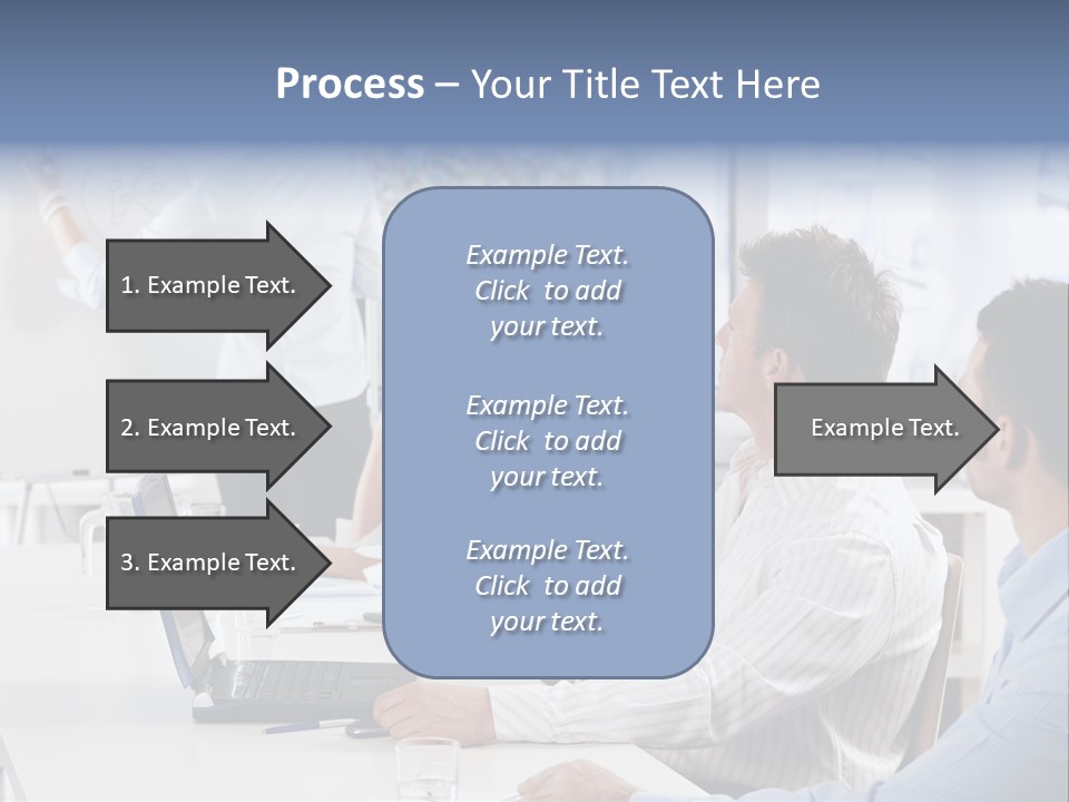 People Sitting PowerPoint Template