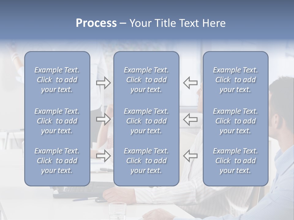 People Sitting PowerPoint Template