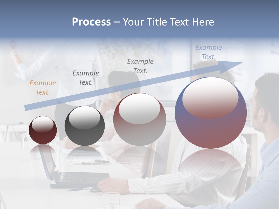 People Sitting PowerPoint Template